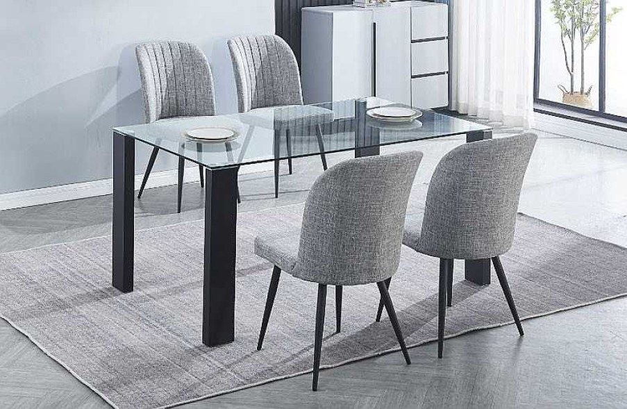 Salones Tus cosas de casa | Conjunto Mesa Alice + Sillas Rory