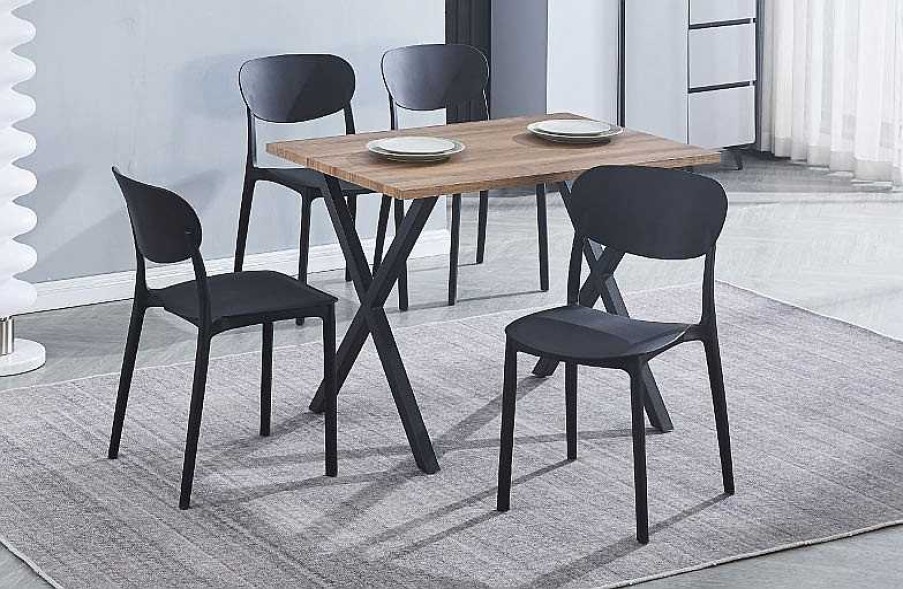 Salones Tus cosas de casa | Conjunto Mesa + 5 Sillas Videl