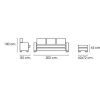 Sofas Tus cosas de casa | Chaiselongue Reversible Rub N
